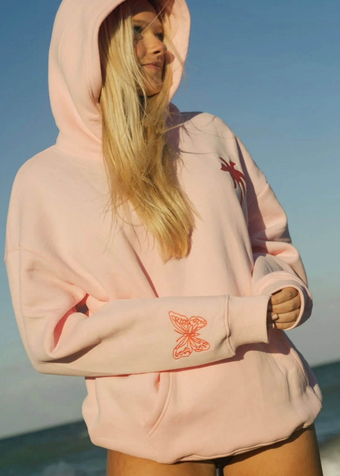"To Live For the Hope of it All" Hoodie in Pink - Image 5